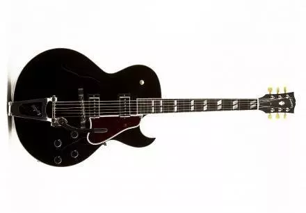 ES-175 Hollowbody Electric with P94 Pickups and Bigsby Trem - Ebony Finish